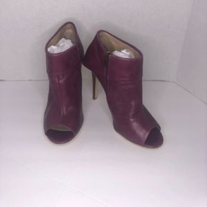 Purple Nine West Booties Sz 8.5